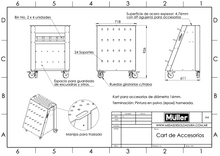 Cargar imagen en el visor de la galería, Cart para Accesorios