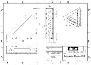 Escuadra 200x200