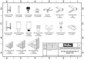 Kit de Accesorios Nro. 3 + Cart