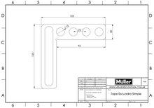 Cargar imagen en el visor de la galería, Tope Escuadra Simple